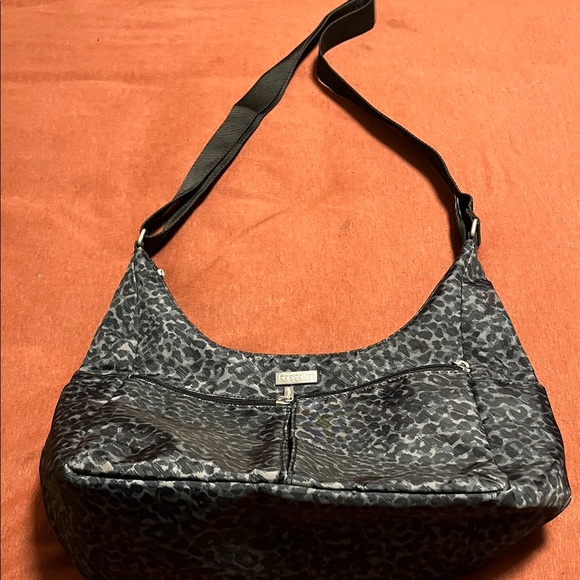 Baggallini Black Leopard Crossbody Bag - Picture 9 of 16